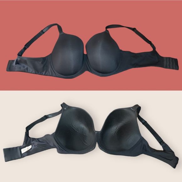 🖤 BARE NECESSITIES FAVORITE T-SHIRT BRA BLACK 38DD ADJUSTABLE STRAPS - Picture 2 of 9